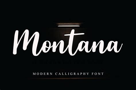 New Free Font Montana By Tsaqibstyle · Free For Personal Use · ⁣ ⁣