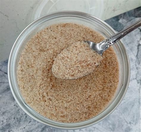 Как правильно пить шелуху семян подорожника - псиллиум в порошке