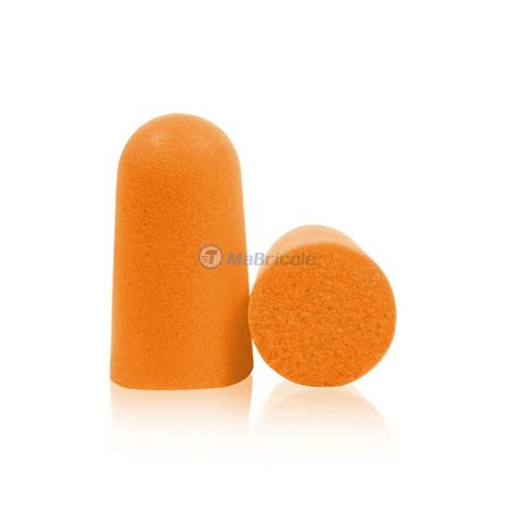 Bouchons D Oreilles Antibruit Orange Avec Fil Beetro