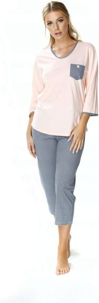 MEWA Lingerie Bawełniana łososiowy piżama damska Fibi Kolor Łososiowy W Ceny i opinie