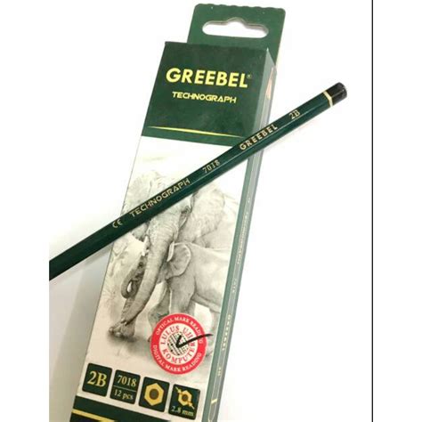 Jual Pensil 2b Greebel 1 Box Isi 12 Pcs Shopee Indonesia