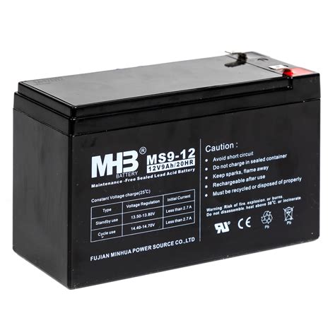 12V9ah Ms Series SLA Maintenance Free Sealed Lead Acid Battery For UPS