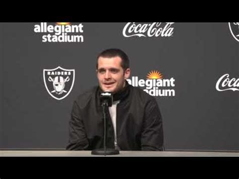 Derek Carr Postgame Reaction Las Vegas Raiders Fall To Miami Dolphins I