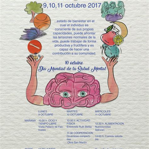 Cartel Dia Mundial Salud Mental Domestika