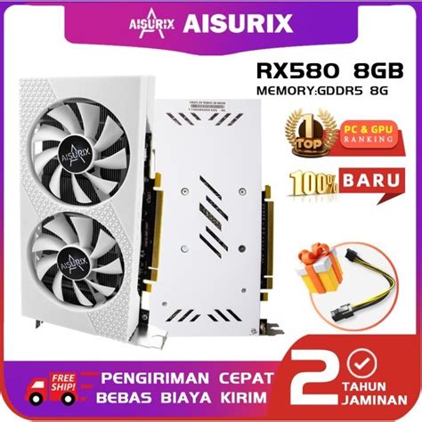 Jual Aisurix New Vga Amd Rx Gb Vga Card Ddr Bit Sp Hdmi