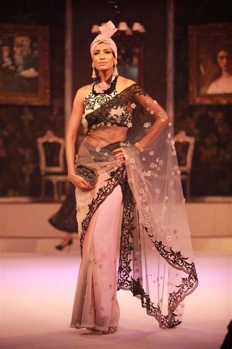 Blush And Black Sari Indian Wedding Outfits Fashion Indian Fashion