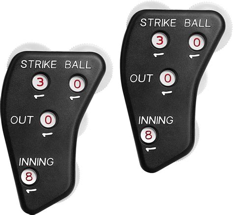 2Pcs Baseball Counter Clicker Umpire Clicker Umpire Gear Baseball ...