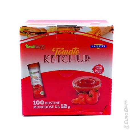 KETCHUP LIOTTI BUSTINE PZ 100 GR 12 RISTORAZIONE Eurodrink