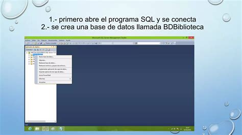 Creacion De Bases De Datos En Sql Server Ppt