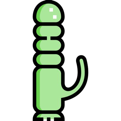 Dildo Detailed Straight Lineal Color Icon