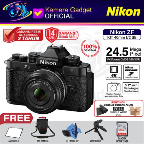 Promo Nikon Zf Kit Mm F Se Kamera Mirrorless Z F Camera Zf Original