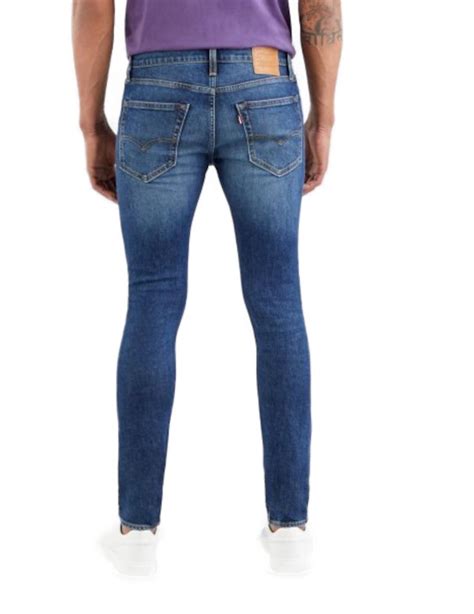 Vaquero Levis Skinny Taper Azul Para Hombre Z