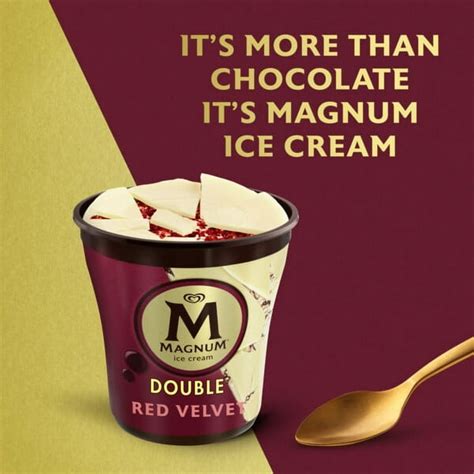 Magnum Ice Cream Tub Double Red Velvet, Oz, 43% OFF