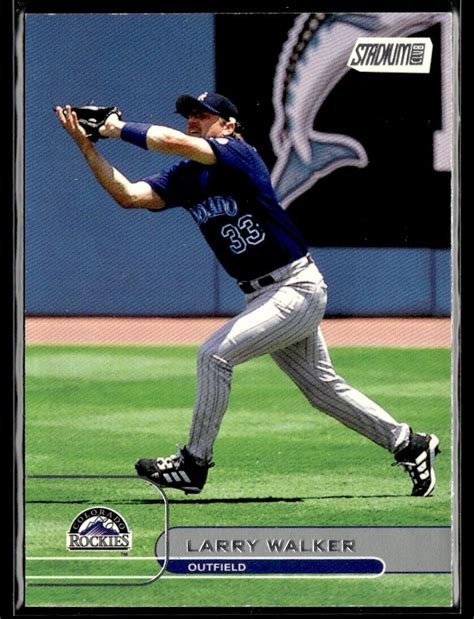 Stadium Club Larry Walker Colorado Rockies Ebay