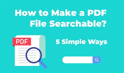 How To Make A Pdf File Searchable Simple Ways