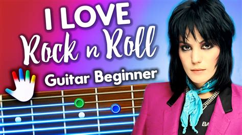 I Love Rock 'n' Roll Guitar Lessons for Beginners Joan Jett Tutorial | Easy Chords + Lyrics ...