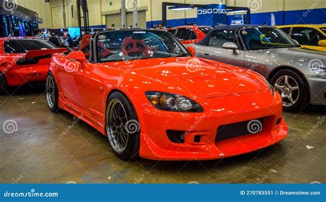 Modified Red Honda S2000 in the Parking Lot Editorial Photo - Image of ...