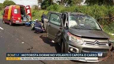 Bom Dia Paran Motorista Dorme No Volante E Provoca Acidente Globoplay