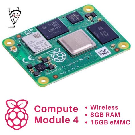 Raspberry Pi Cm4 Wireless 8g Ram 16g Emmc And Kits