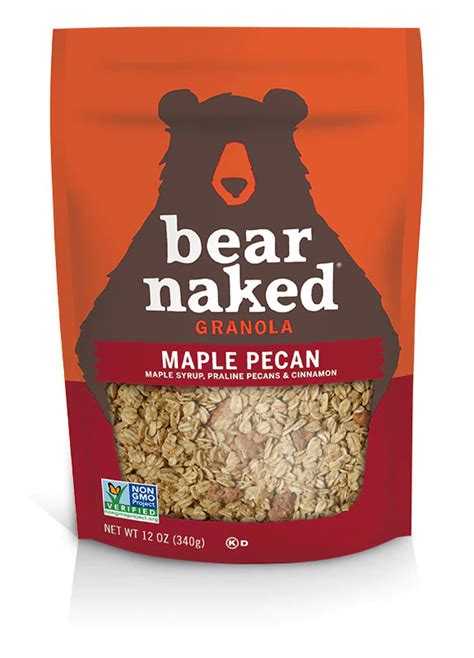 Cereals Ready To Eat Bear Naked Nut Cluster Crunch Maple Pecan Walnut