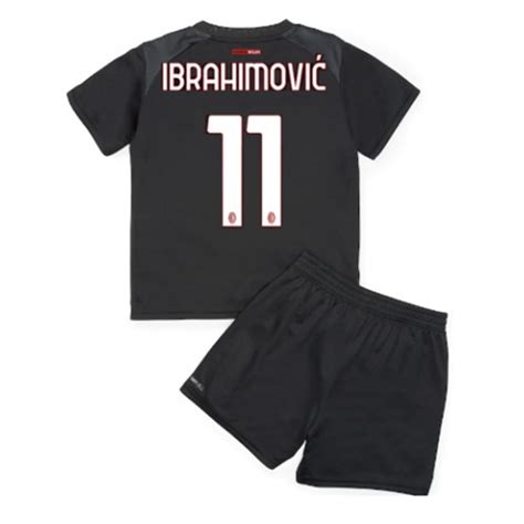 Fußballtrikots AC Milan Zlatan Ibrahimović 11 kinder Heim Trikotsatz