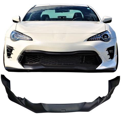 2017 2019 Toyota 86 Trd Style Front Bumper Lip Polypropylene Blf