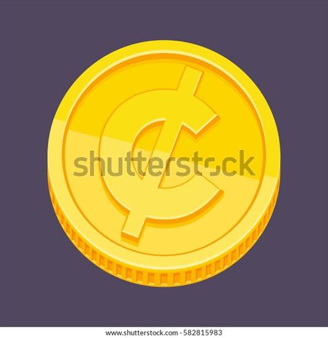 Currency Symbol Cent Centavo Us Dollar Stock Vector (Royalty Free) 582815983