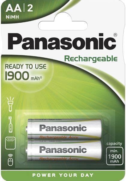 1x2 Panasonic Akku Nimh Mignon Aa 1900 Mah Ready To Use Jetzt Bei