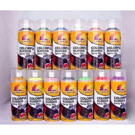 Jual Carlas Rubber Paint Surabaya Warna Lengkap Shopee Indonesia