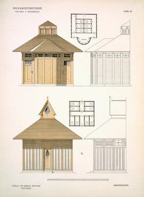 Architektur In Holz Um 1900 Von Richard Dorschfeldt