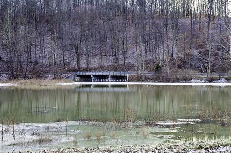 Griffy Lake December Bloomington Indiana Tourism