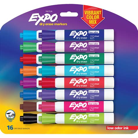 Expo Chisel Tip Dry Erase Markers Assorted Vibrant Ink Shop