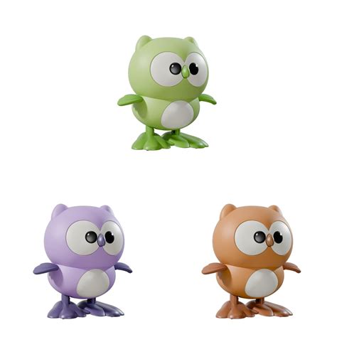 Wind Up Jumping Owl Toy Jumping Clockwork Owl Toy For Children For