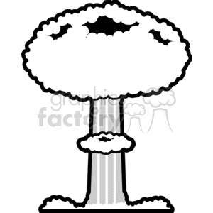 Atomic Bomb Explosion Clip Art