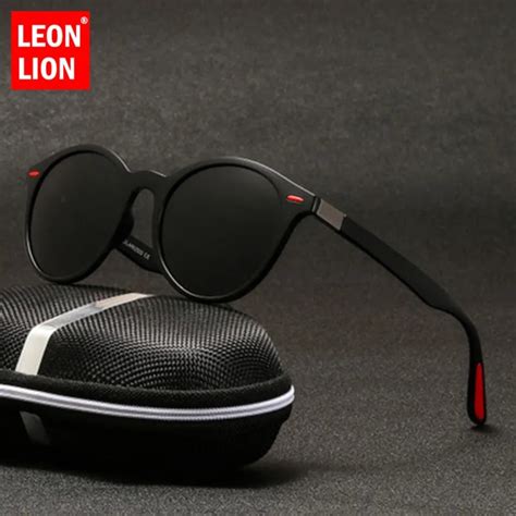 Leonlion Retro Sunglasses Men Polarized Sunglasses Men Luxury