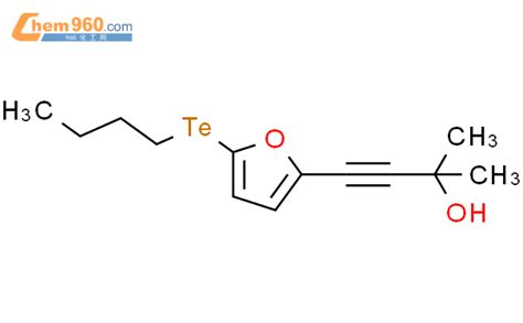 543692 25 73 Butyn 2 Ol 4 5 Butyltelluro 2 Furanyl 2 Methyl 化学式