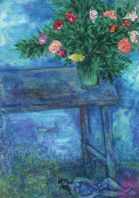 Marc Chagall Naked Under A Table Painting By Dan Hill Galleries Fine Art America