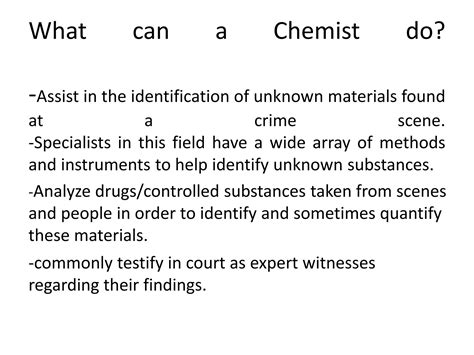 Forensic chemistry | PPT