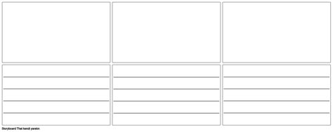 Çizgilerle Boş Storyboard Şablonu Storyboard by tr examples