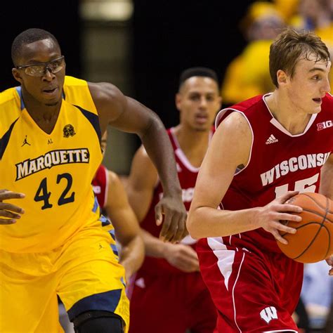 Wisconsin Badgers vs. Marquette Golden Eagles Starting Lineups, Preview ...