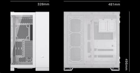 Buy Corsair 6500x Mid Tower Dual Chamber Case White [cc 9011258 Ww] Pc Case Gear Australia