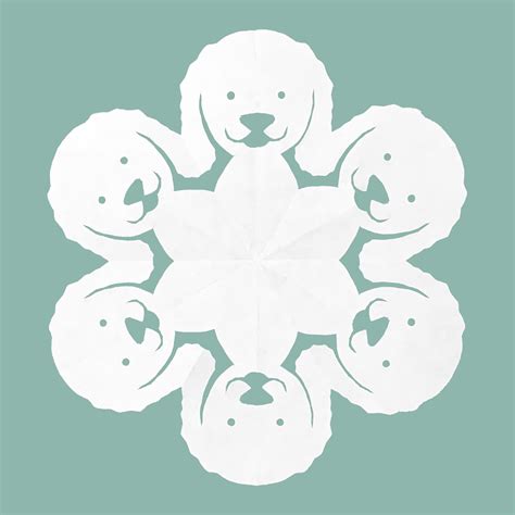 Cute Creatures Paper Snowflake Bundle 10 Paper Snowflake Patterns