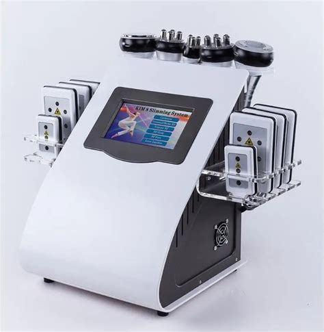 New Design 6 In 1 Ultrasonic Cavitation Vacuum Slimming Machine For Spa