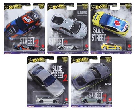 HOT WHEELS PREMIUM CAR CULTURE SLIDE STREET sada aut HKC za Kč Allegro