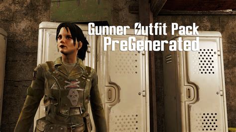 Gunner Outfit Pack CBBE Pre Generated At Fallout 4 Nexus Mods And