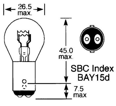 Bay15d Double Contact Offset Pins Medium Globe