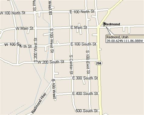 Redmond, Utah Map 3