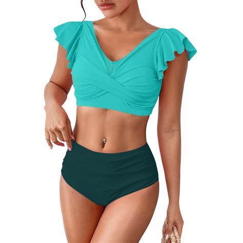 Divhosrg High Waisted Bikini Sets For Women Bikini Sets For Women Cheeky Bathing Suit For