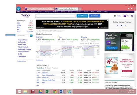 How To Use Yahoo Finance Investopedia