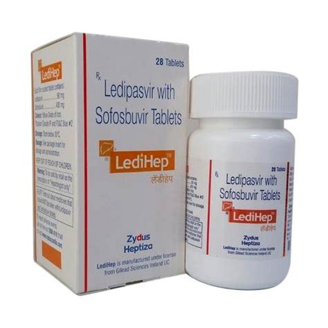 Ledihep Ledipasvir Mg Sofosbuvir Mg Tablet At Best Price In Vapi